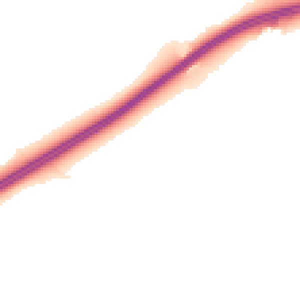 Night-time road noise heatmap for TS22 5PT