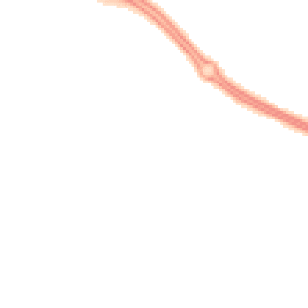 Night-time road noise heatmap for TS22 5QX