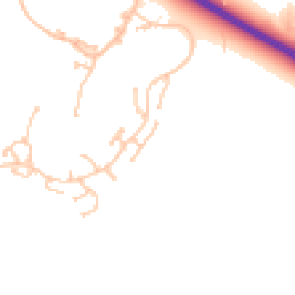 Daytime road noise heatmap for TS22 5TE