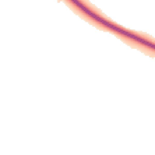 Night-time road noise heatmap for TS22 5UF