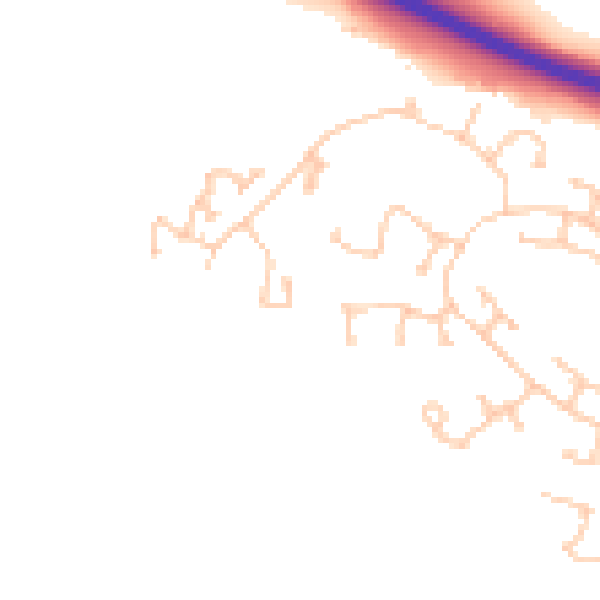 Daytime road noise heatmap for TS22 5UL