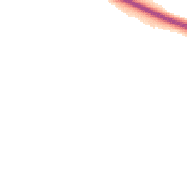 Night-time road noise heatmap for TS22 5UL