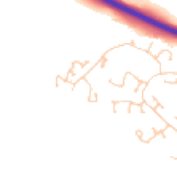 Daytime road noise heatmap for TS22 5UP