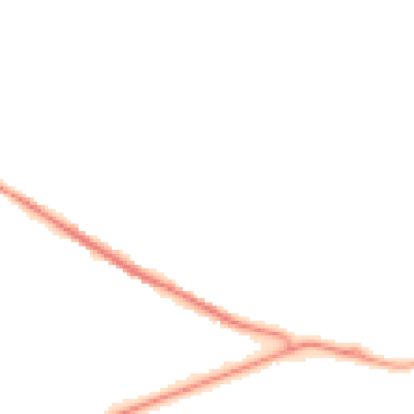 Night-time road noise heatmap for TS24 0AH