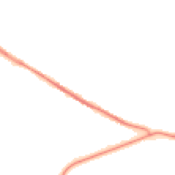 Night-time road noise heatmap for TS24 0BU