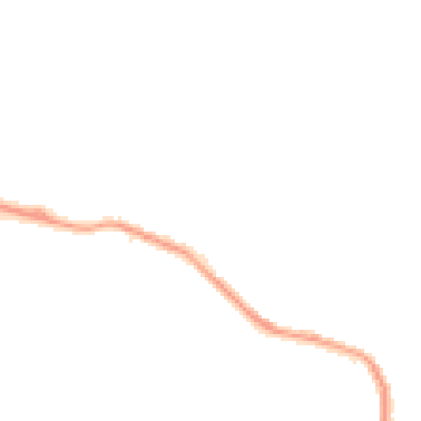 Night-time road noise heatmap for TS24 0DB
