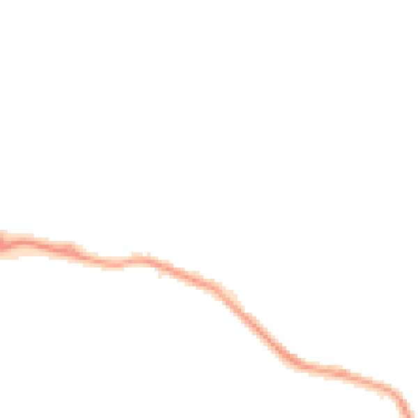 Night-time road noise heatmap for TS24 0DY