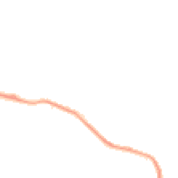 Night-time road noise heatmap for TS24 0DZ