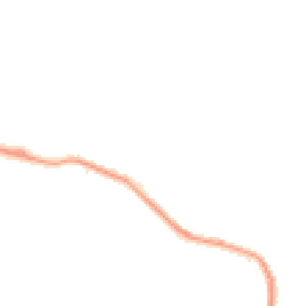 Night-time road noise heatmap for TS24 0EA
