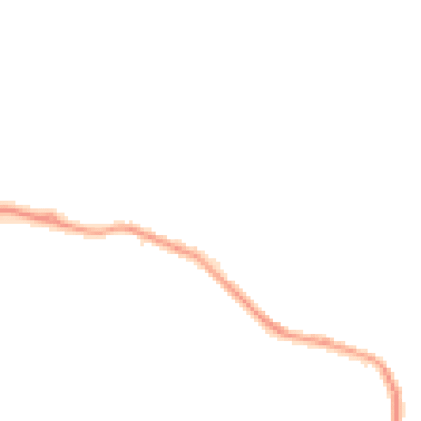 Night-time road noise heatmap for TS24 0ED