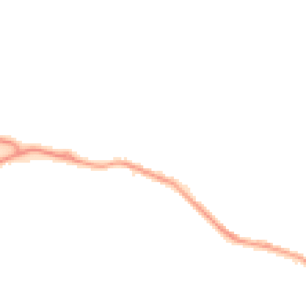 Night-time road noise heatmap for TS24 0EF