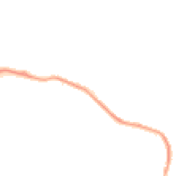 Night-time road noise heatmap for TS24 0EJ