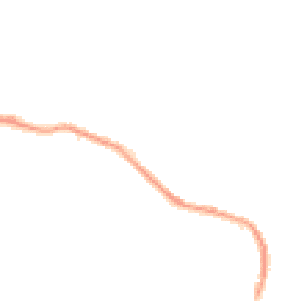 Night-time road noise heatmap for TS24 0EL