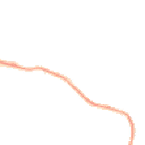 Night-time road noise heatmap for TS24 0EN