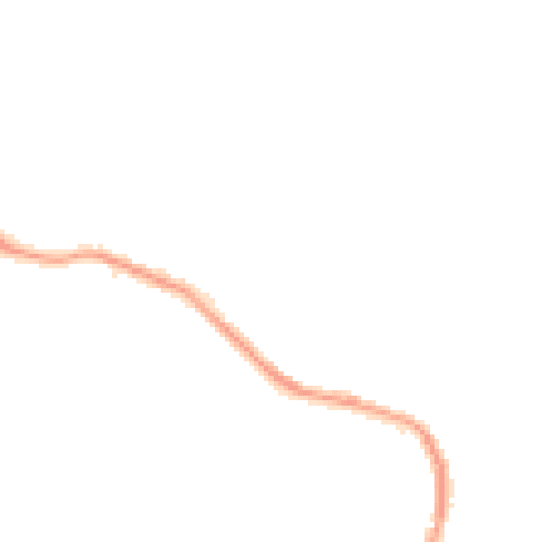 Night-time road noise heatmap for TS24 0EP