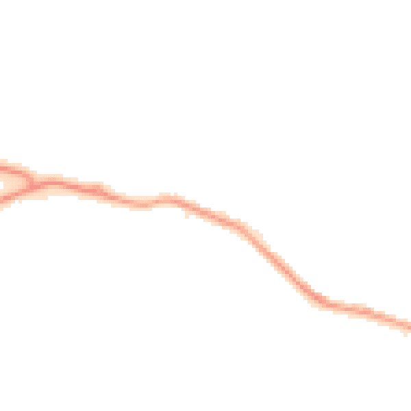Night-time road noise heatmap for TS24 0EQ