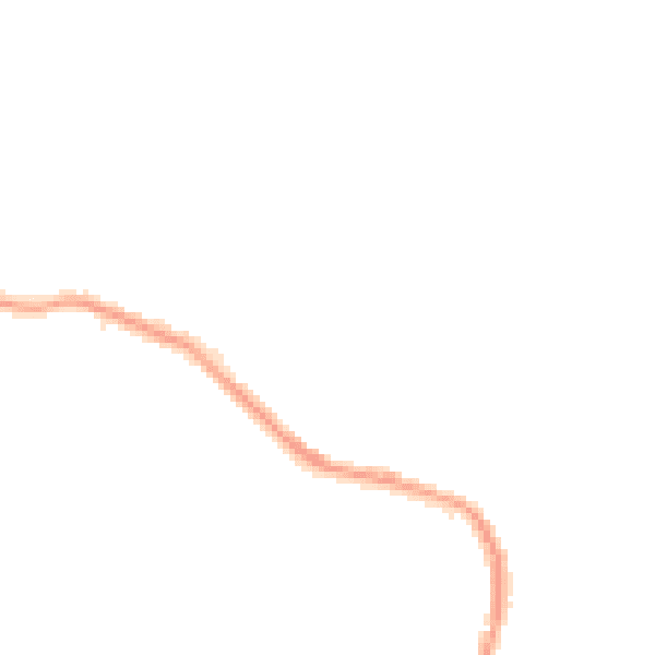 Night-time road noise heatmap for TS24 0ES