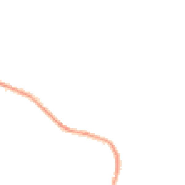Night-time road noise heatmap for TS24 0ET