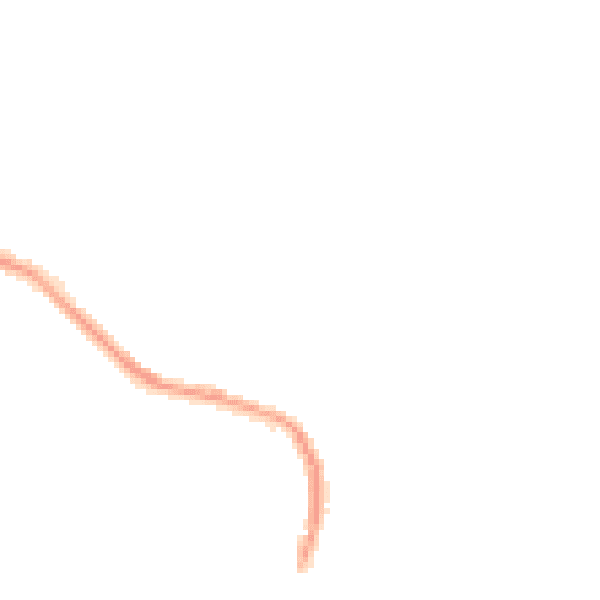 Night-time road noise heatmap for TS24 0EX