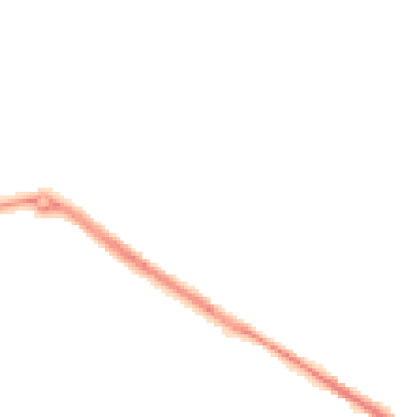 Night-time road noise heatmap for TS24 0GA