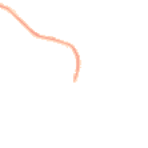 Night-time road noise heatmap for TS24 0JR