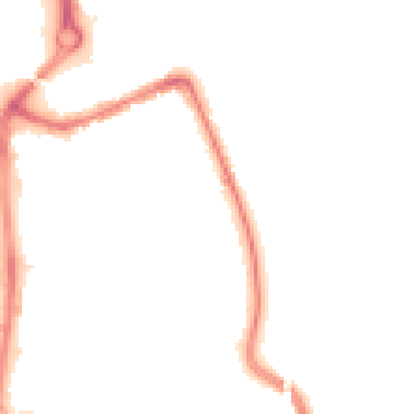 Night-time road noise heatmap for TS24 7JA