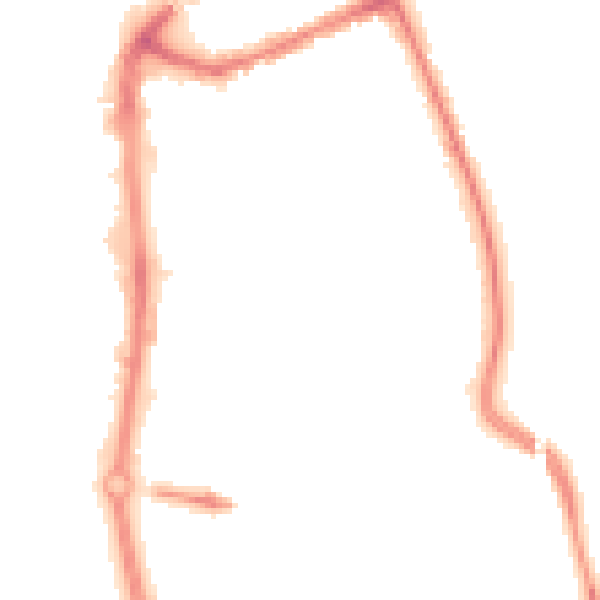 Night-time road noise heatmap for TS24 7JB