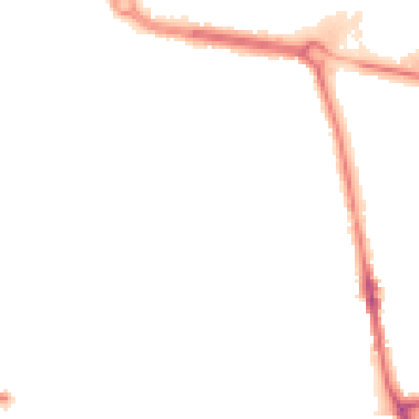 Night-time road noise heatmap for TS24 8HP
