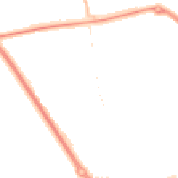 Night-time road noise heatmap for TS24 9BL
