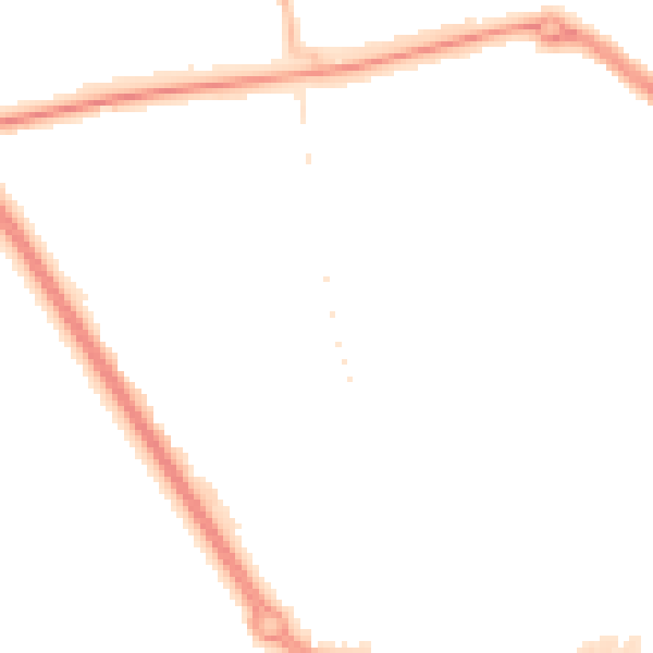 Night-time road noise heatmap for TS24 9BN
