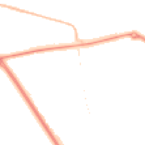 Night-time road noise heatmap for TS24 9BY