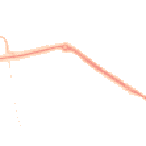 Night-time road noise heatmap for TS24 9EZ
