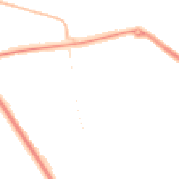 Night-time road noise heatmap for TS24 9JG