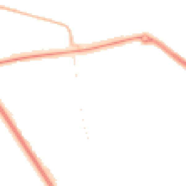 Night-time road noise heatmap for TS24 9JN
