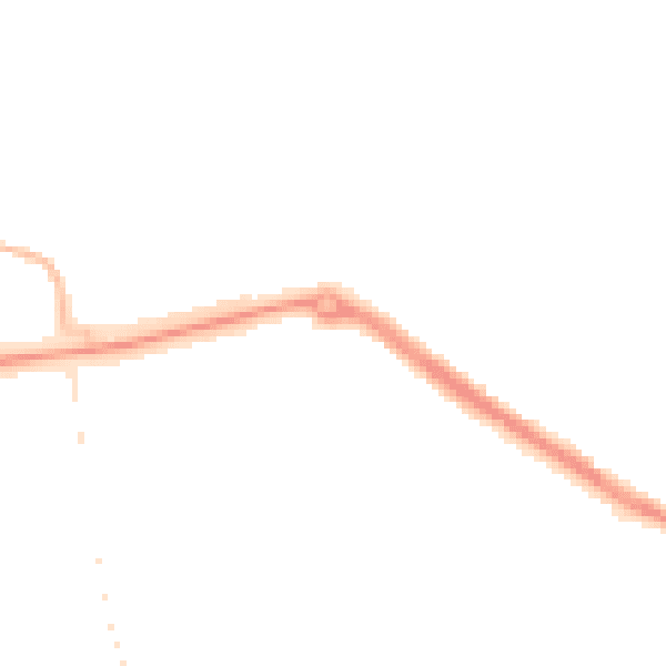 Night-time road noise heatmap for TS24 9LA
