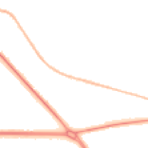 Night-time road noise heatmap for TS24 9PL