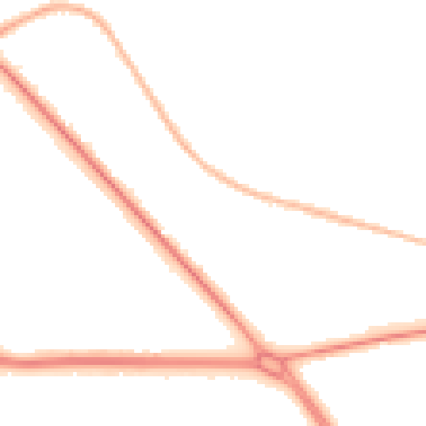 Night-time road noise heatmap for TS24 9QP