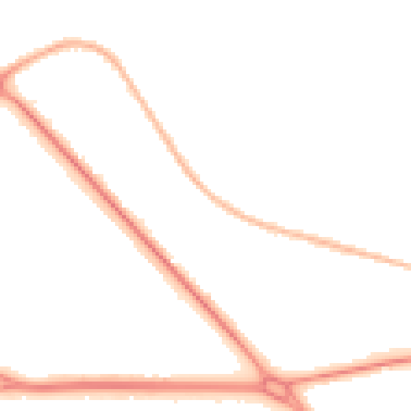 Night-time road noise heatmap for TS24 9RA