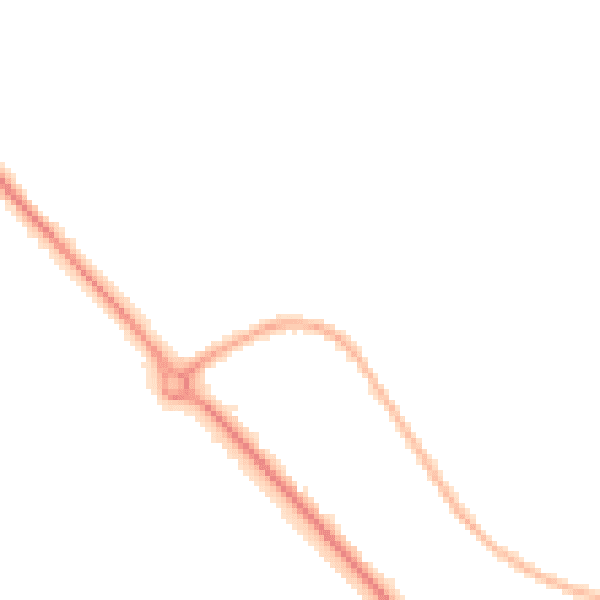 Night-time road noise heatmap for TS24 9SB