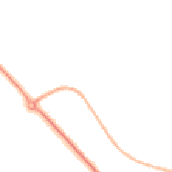 Night-time road noise heatmap for TS24 9SD