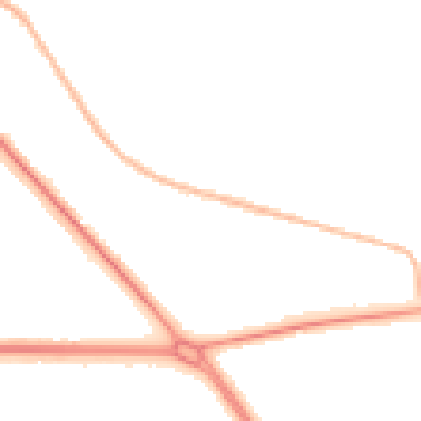 Night-time road noise heatmap for TS24 9SH