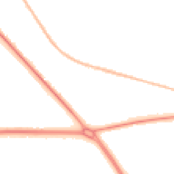 Night-time road noise heatmap for TS24 9SL