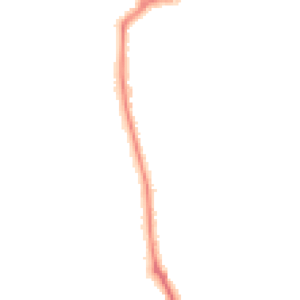Night-time road noise heatmap for TS4 2BJ