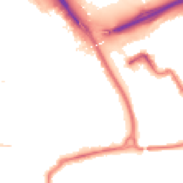 Night-time road noise heatmap for TS4 2DS