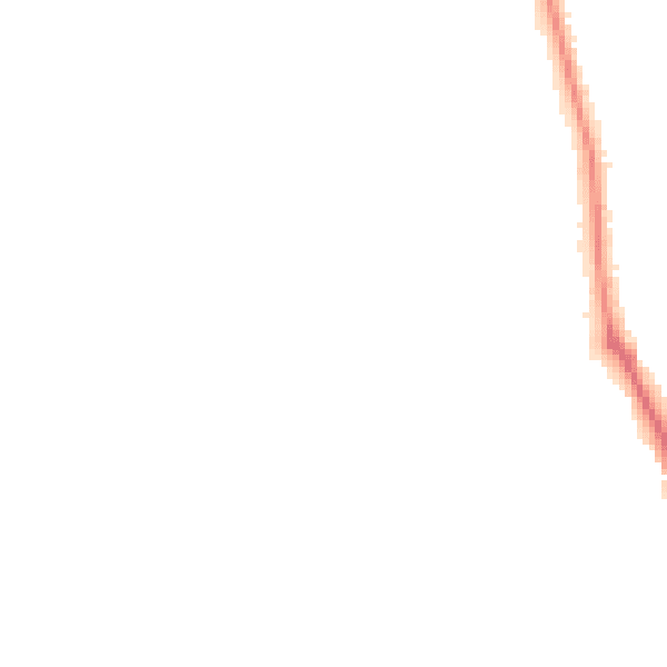 Night-time road noise heatmap for TS4 2FA