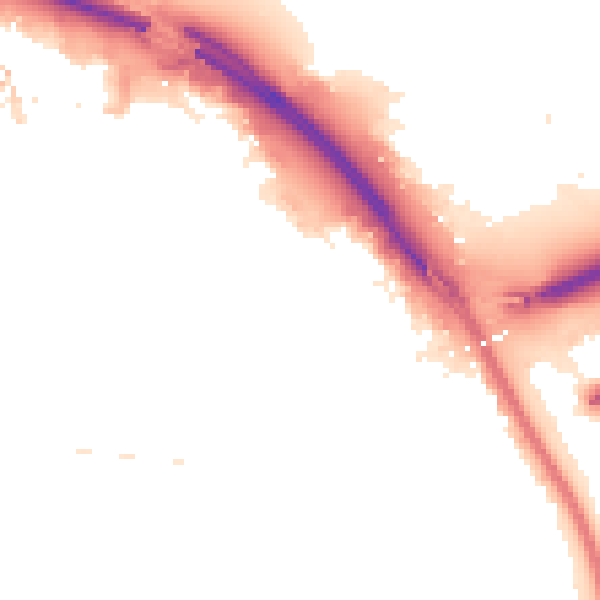Night-time road noise heatmap for TS4 2FB