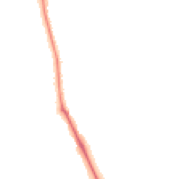 Night-time road noise heatmap for TS4 2NZ