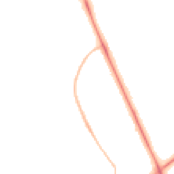 Night-time road noise heatmap for TS4 3LY
