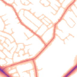 Daytime road noise heatmap for TS7 0AA