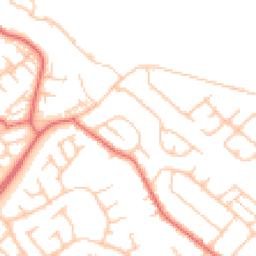 Daytime road noise heatmap for TS7 0AJ